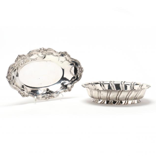 two-american-silver-oval-bread-bowls