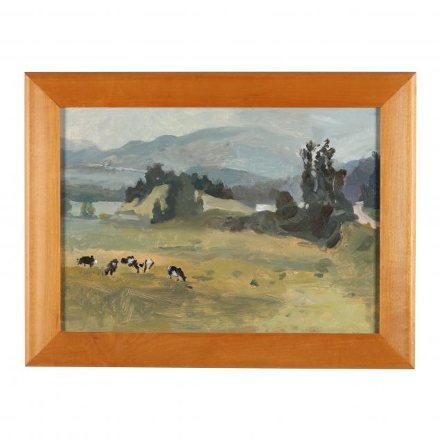 dan-finaldi-american-20th-21st-century-pastoral-landscape-with-cows