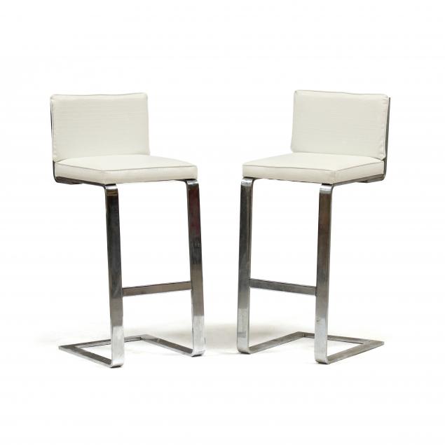 pair-of-modern-cantilevered-steel-barstools