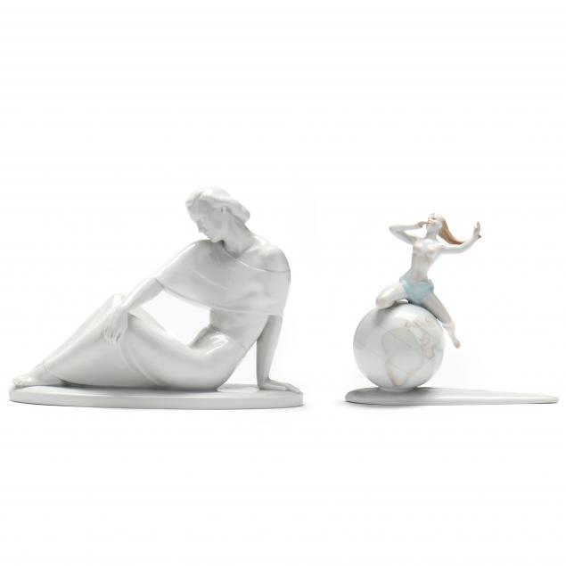 two-herend-art-deco-figurines