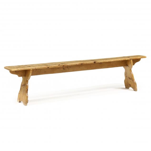 antique-continental-pine-bucket-bench