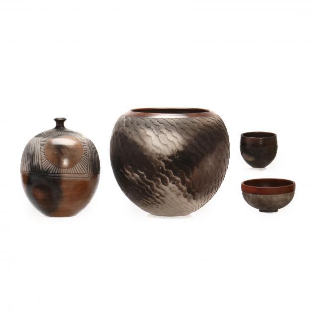nancee-meeker-american-1951-2022-four-raku-pottery-works