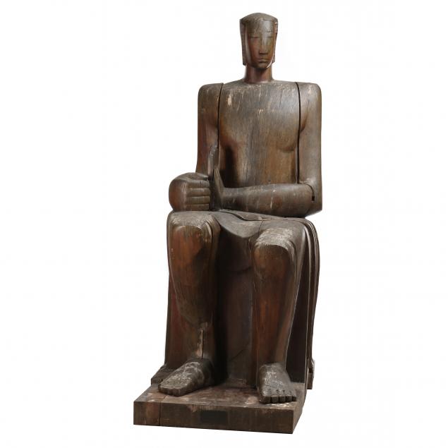 ernest-wijnants-belgian-1878-1964-monumental-wood-figure-of-i-orpheus-i
