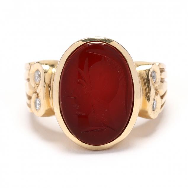 gold-carnelian-and-diamond-ring-mazza