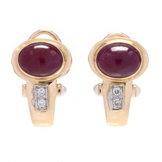 gold-ruby-diamond-and-pearl-earrings-mazza