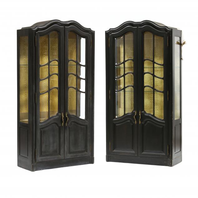 pair-of-french-provincial-style-painted-vitrines