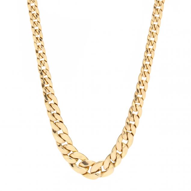 gold-curb-link-necklace-italy