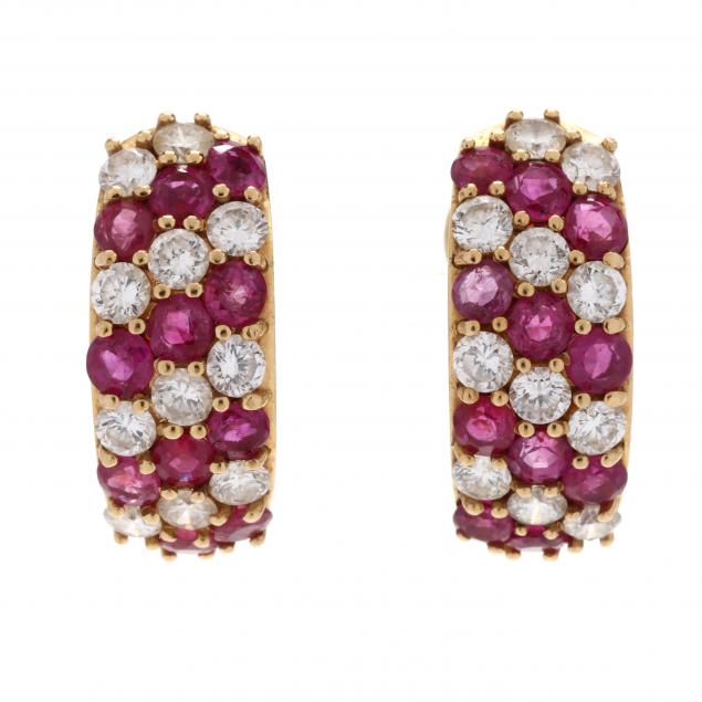 gold-ruby-and-diamond-earrings