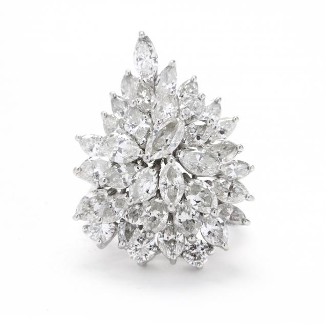 platinum-and-diamond-cluster-ring