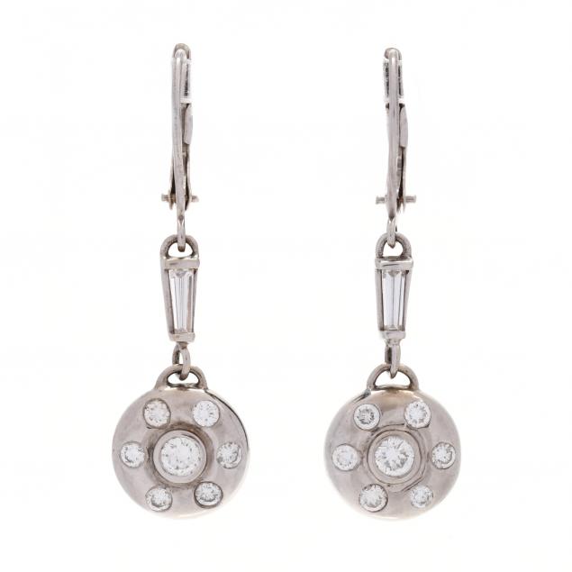 white-gold-and-diamond-dangle-earrings