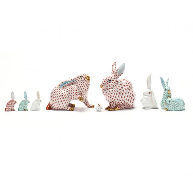 a-group-of-herend-rabbits