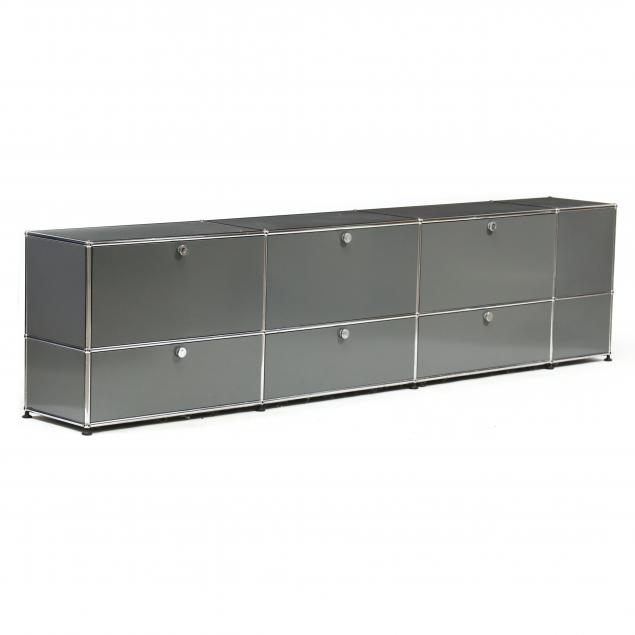 usm-haller-steel-and-enamel-long-storage-cabinet