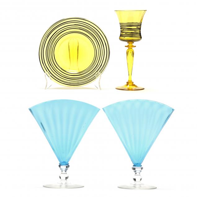 collection-of-steuben-art-glass-items-inlcuding-i-bristol-yellow-i