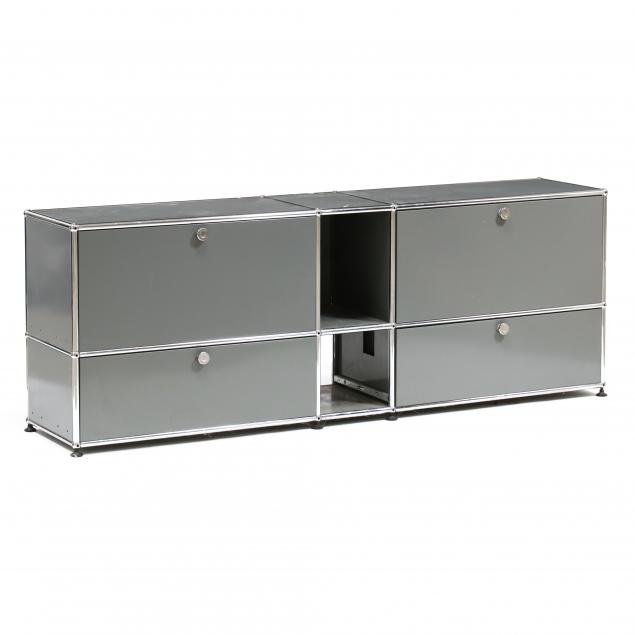 usm-haller-steel-and-enamel-low-storage-cabinet