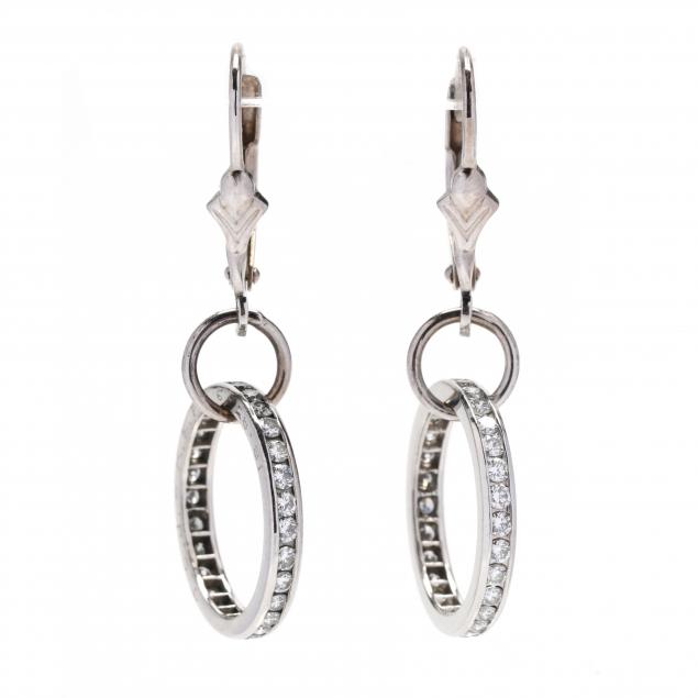 platinum-white-gold-and-diamond-earrings-with-oscar-heyman-brothers-eternity-bands