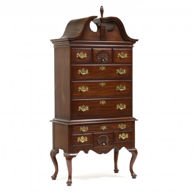 henkel-harris-queen-anne-style-mahogany-highboy