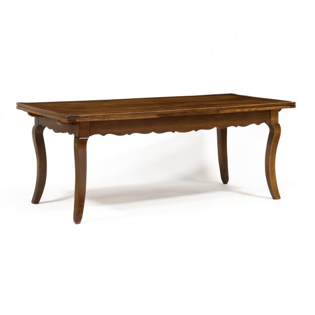 french-provincial-style-fruit-wood-draw-leaf-harvest-table