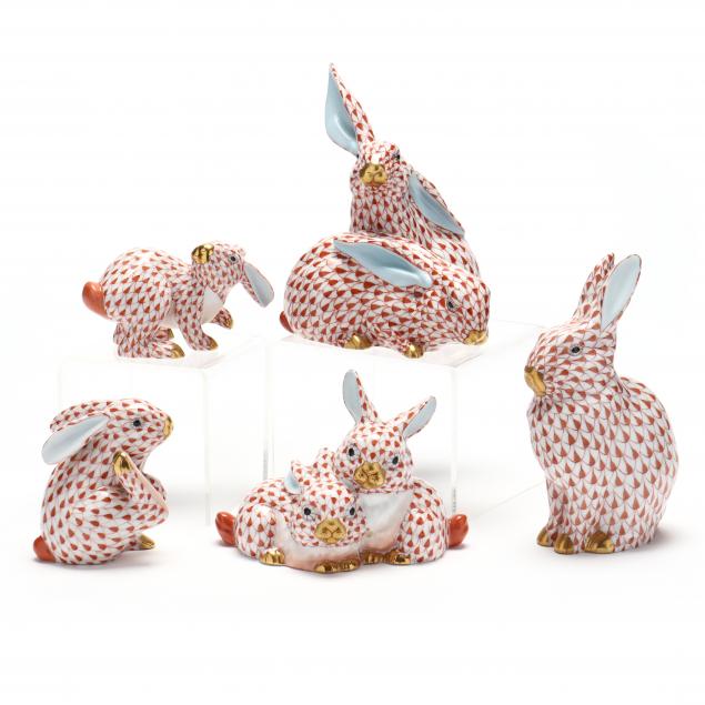 a-group-of-five-herend-rabbits