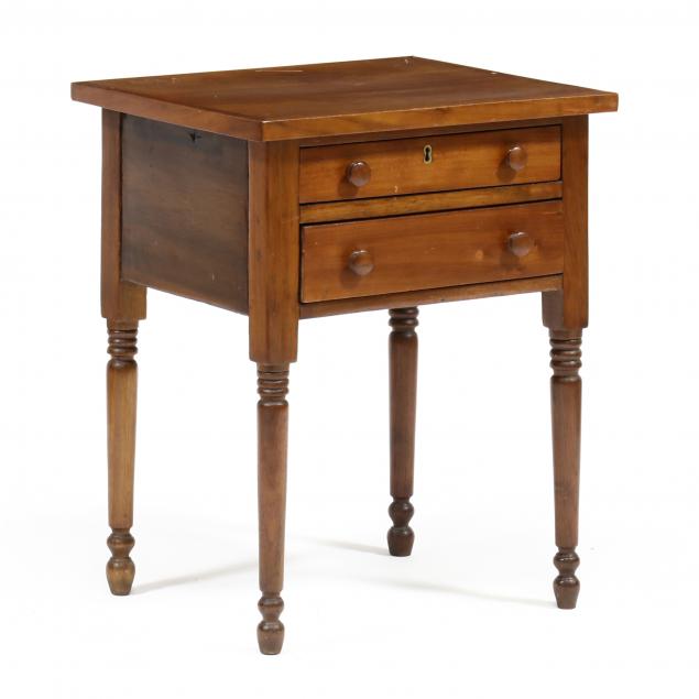 mid-atlantic-walnut-two-drawer-side-table
