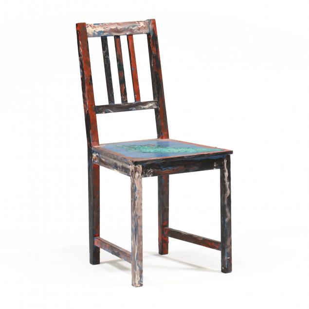clyde-jones-nc-b-1938-painted-chair