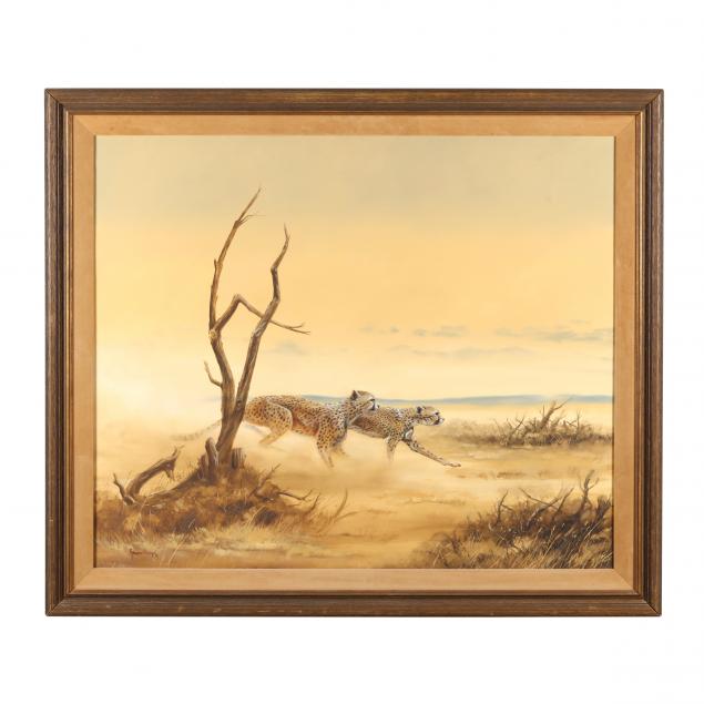 spencer-hodge-united-kingdom-b-1943-monumental-painting-cheetahs-running