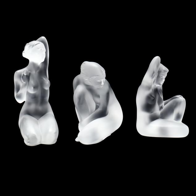 three-lalique-crystal-seated-nude-figures