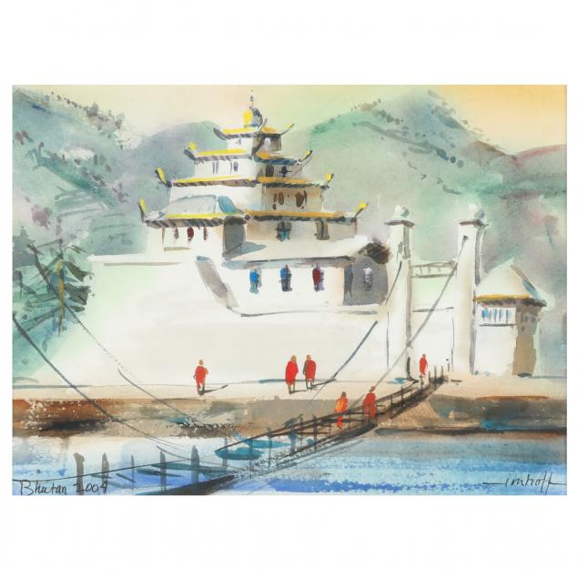 a-watercolor-of-bhutan