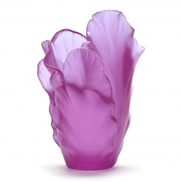 daum-glass-tulip-vase