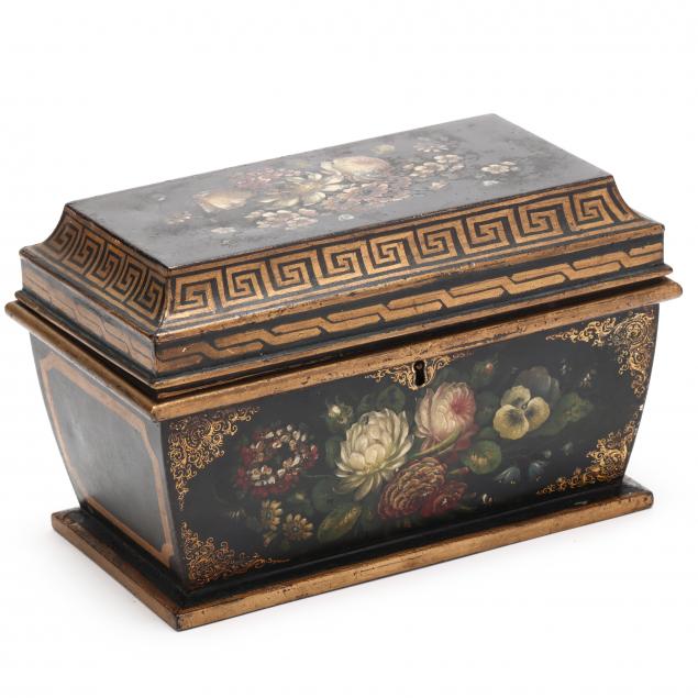 antique-toleware-tea-caddy