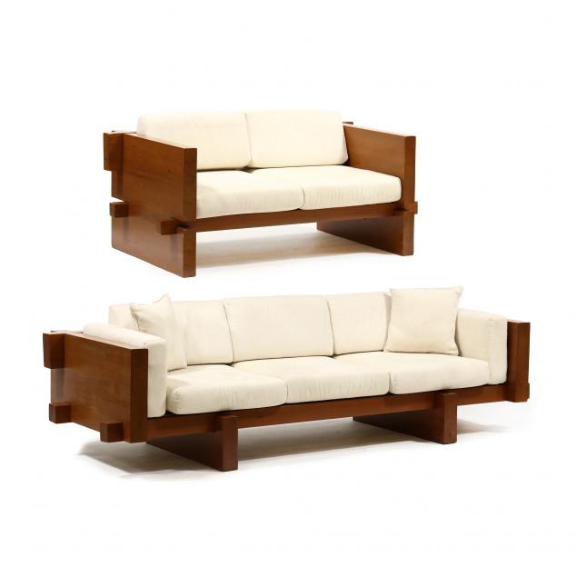 american-craft-modernist-sofa-and-loveseat