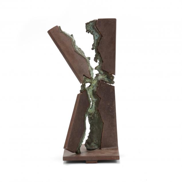 frank-morbillo-american-b-1957-steel-and-bronze-sculpture