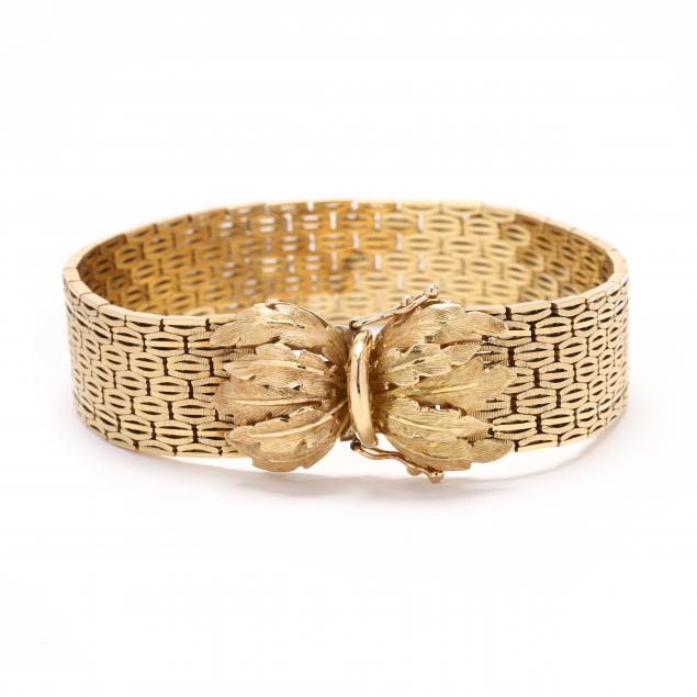 gold-foliate-bracelet-italy