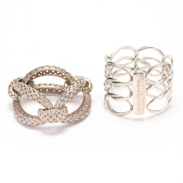 two-silver-bracelets-slane-and-slane