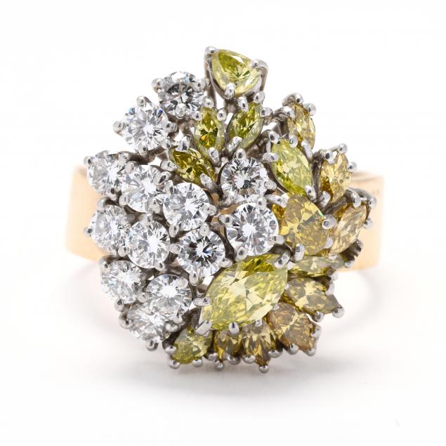 gold-and-diamond-cluster-ring