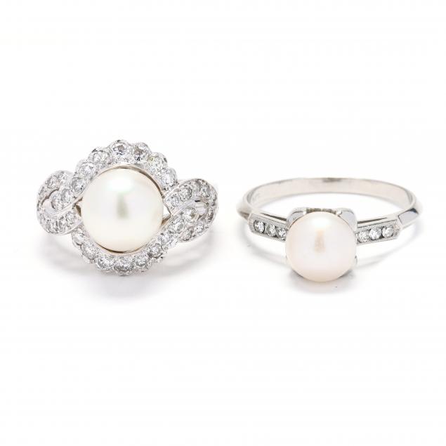 two-pearl-and-diamond-rings
