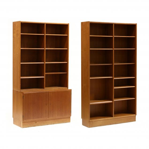poul-hundevad-danish-1917-2011-two-teak-bookcases
