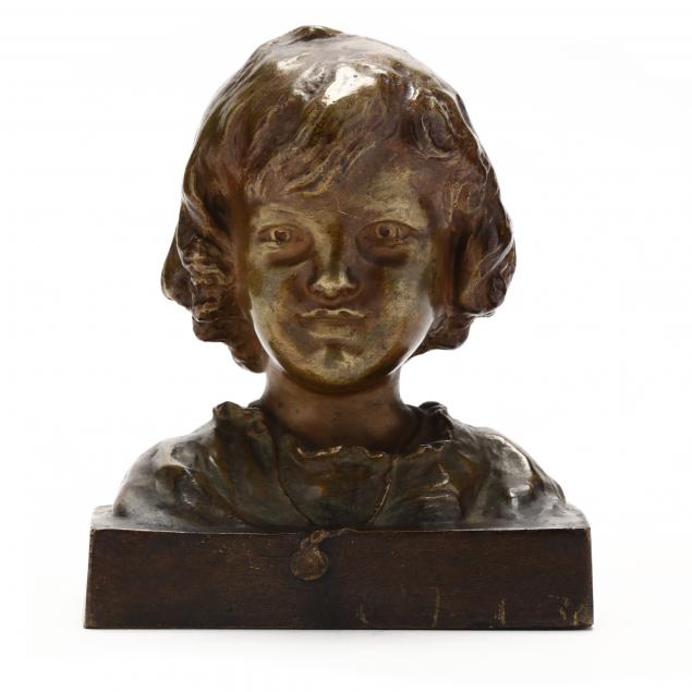 juan-clara-spanish-1875-1958-bust-of-a-child