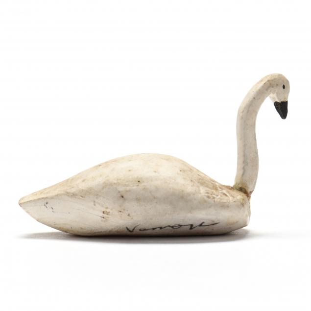 attributed-vernon-parker-nc-1902-2001-miniature-swan