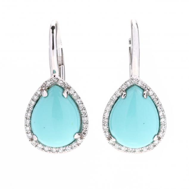 white-gold-turquoise-and-diamond-earrings