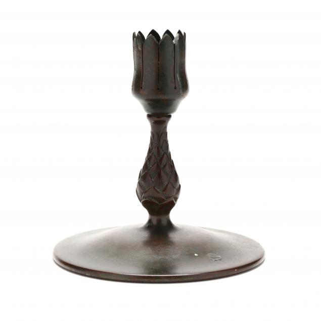 tiffany-studios-bronze-candlestick