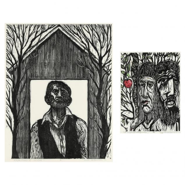 dennis-winston-va-two-woodcut-prints