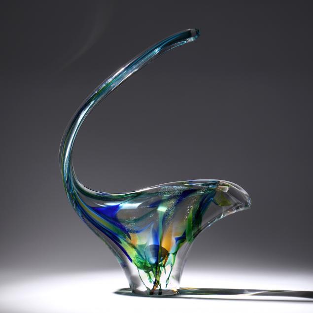 david-goldhagen-nc-art-glass-sculpture