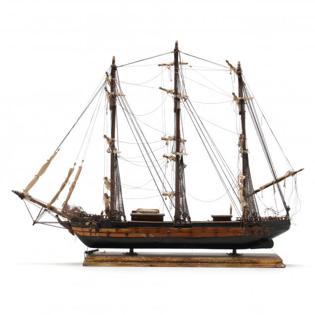 model-of-18th-century-armed-spanish-frigate