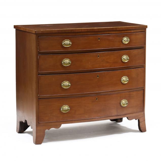mid-atlantic-federal-mahogany-bow-front-chest-of-drawers