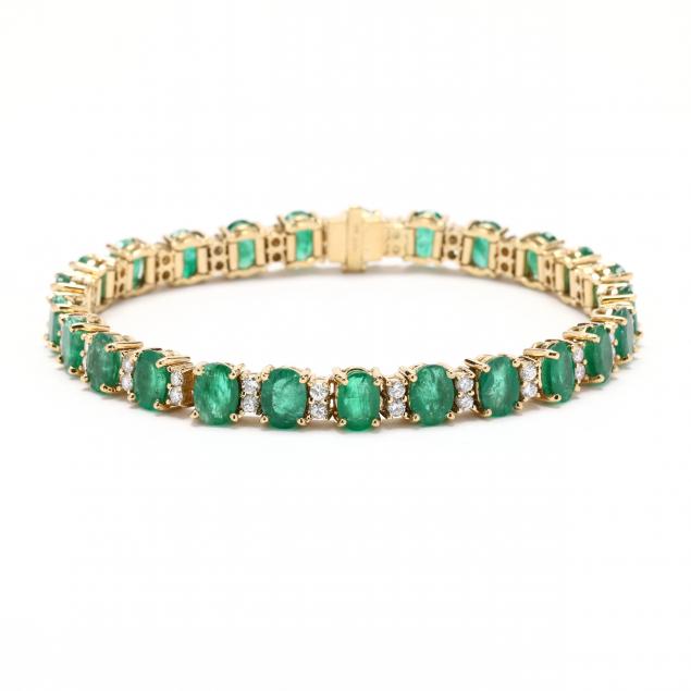 gold-emerald-and-diamond-line-bracelet