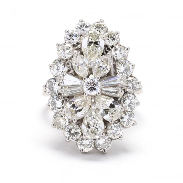 platinum-and-diamond-cluster-dinner-ring