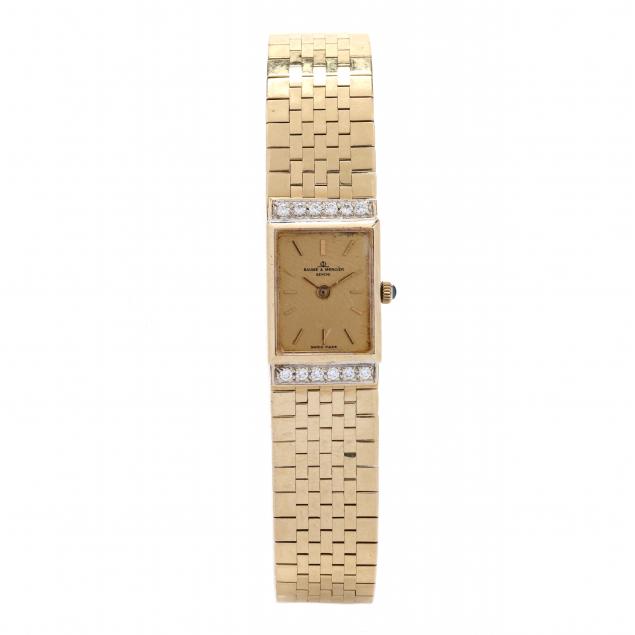 lady-s-gold-and-diamond-watch-baume-mercier