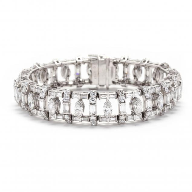 platinum-and-diamond-bracelet