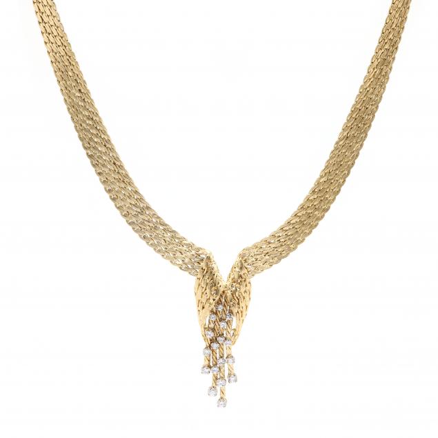 gold-and-diamond-drop-necklace