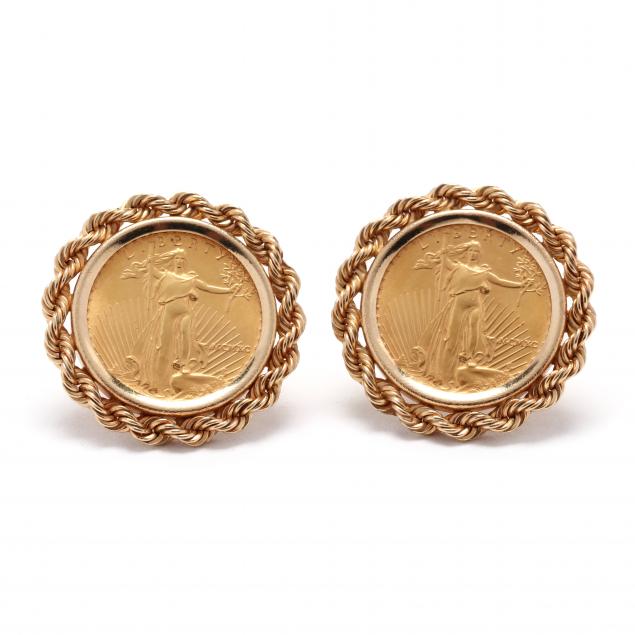 pair-of-gold-coin-earrings